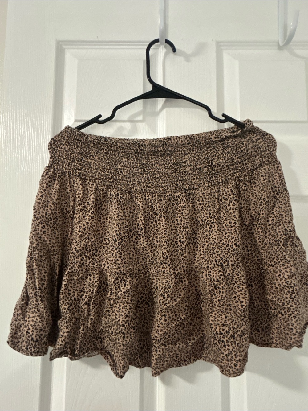 URBAN Romantics Brown and Black Leopard Print Mini Skirt